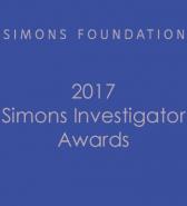 2017 Simons Investigators