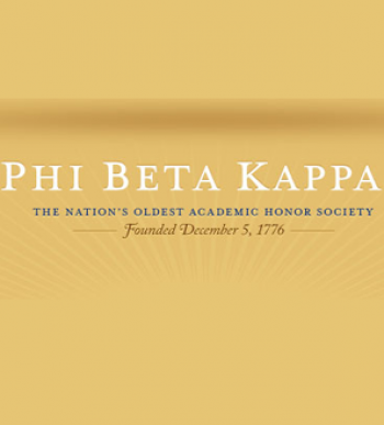 Congratulations to the Mathematics Concentrators Elected to Phi Beta Kappa
